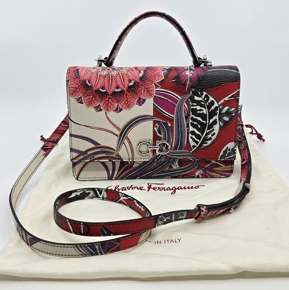 Salvatore Ferragamo Handbags - Salvatore Ferragamo Gancini Top Handle Bag
